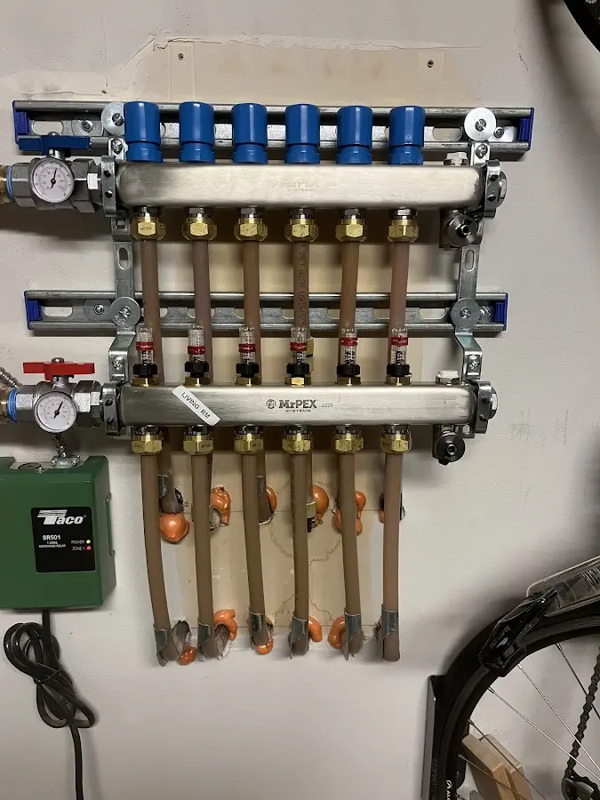 Plumber performing Leak Detection at a residential property in Crest Hill